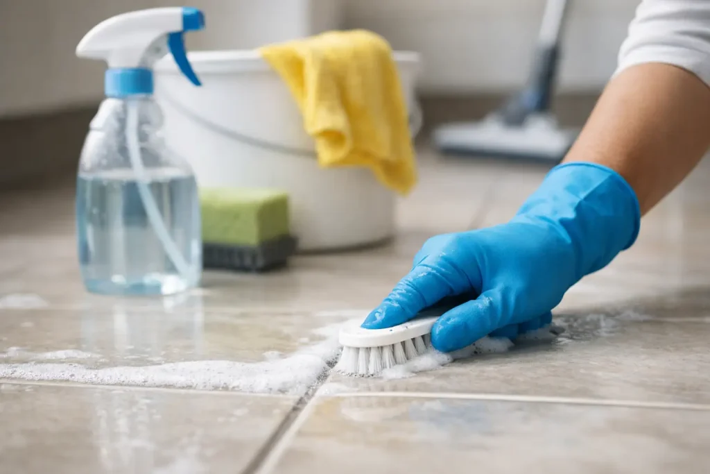 How to Deep Clean Tile and Grout Right