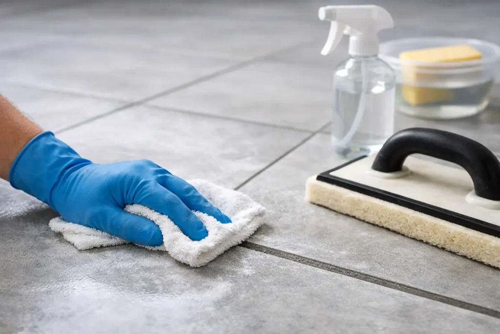 How to Remove Grout Haze the Right Way